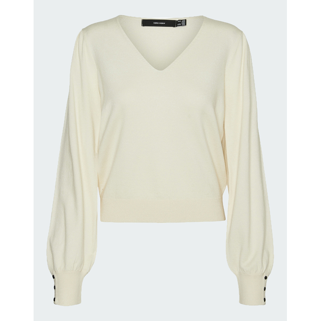 Product VERO MODA VMHOLLYKARIS LS V-NECK PULLOVER GA BOO base image