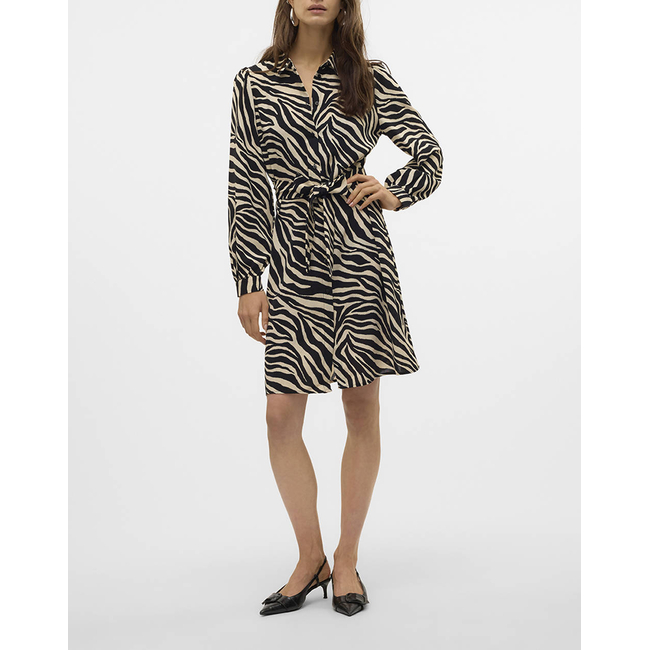 Product VERO MODA VMTEAGAN L/S ABK SHIRT DRESS WVN BTQ GA base image