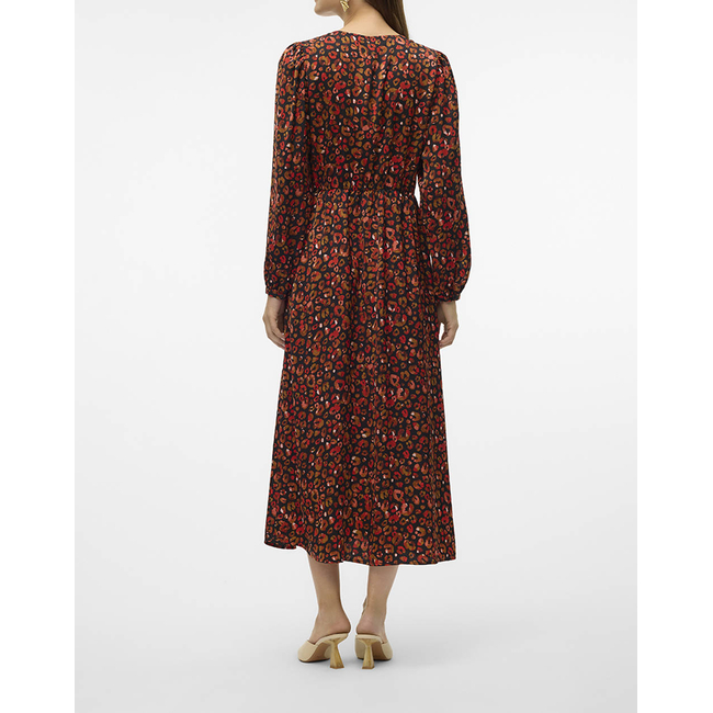 Product VERO MODA VMRUBIA L/S 7/8 WRAP DRESS WVN BTQ GA base image
