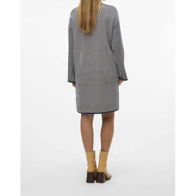 Product VERO MODA VMGOLD HIGHNECK PINSTRIPE SHORT DRESS GA base image