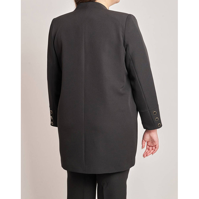 Product PARABITA Μακρύ σακάκι κρεπ μαντό base image