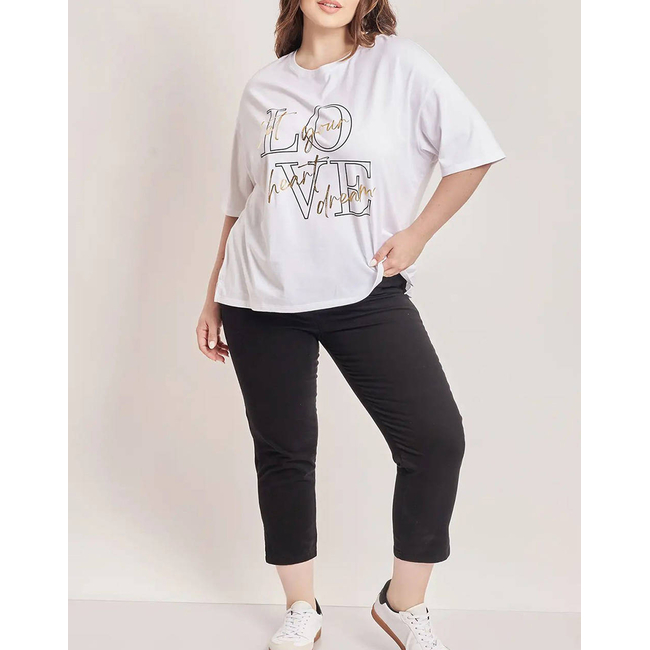 Product PARABITA T-shirt βαμβακερό με στάμπα LOVE base image