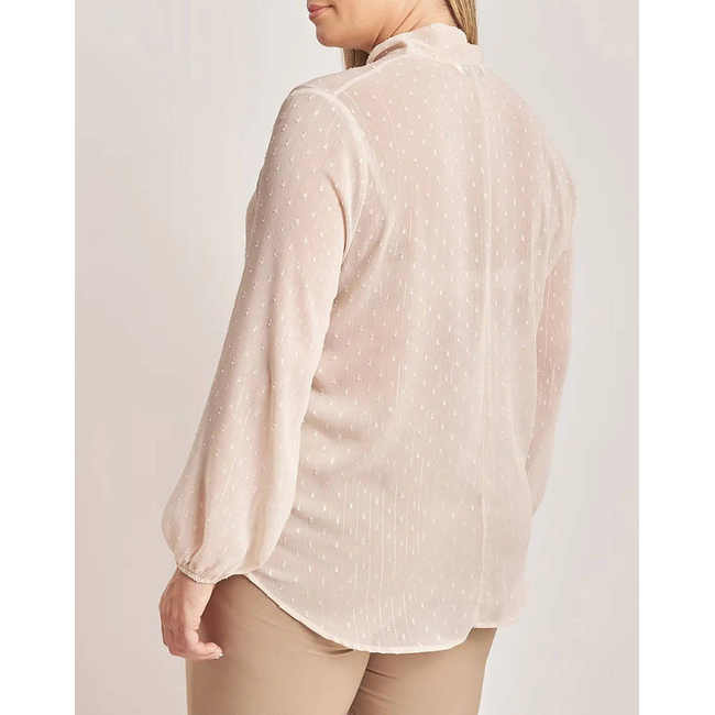 Product PARABITA shirt chiffon plumetti with tie base image