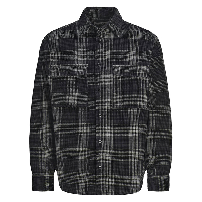 Product JACK&JONES JCOTHEO CORDUROY CHECK OVERSHIRT LS base image
