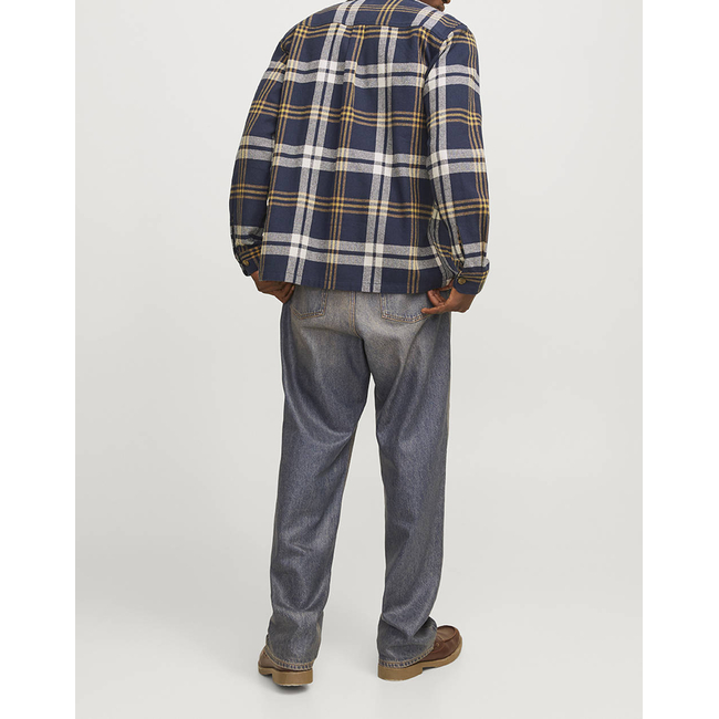 Product JACK&JONES JPRRAYMOND MELANGE CHECK LS OVERSHIRT SN base image