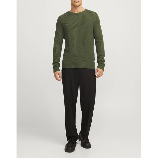 Product JACK&JONES JJPANNEL KNIT CREW NECK AW24 base image
