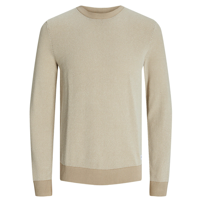 Product JACK&JONES JJEGLOBE KNIT CREW NECK NOOS base image