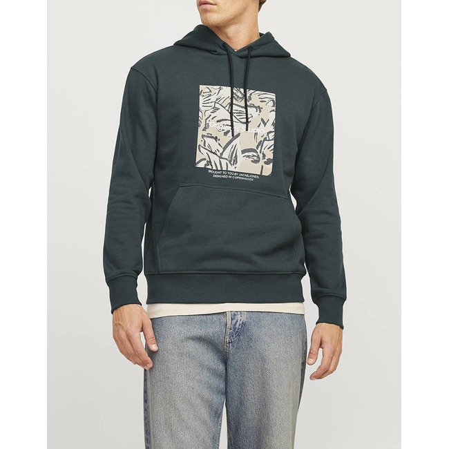 Product JACK&JONES JORVESTERBRO NEWTON BOXFRONT SWEAT BF LN base image