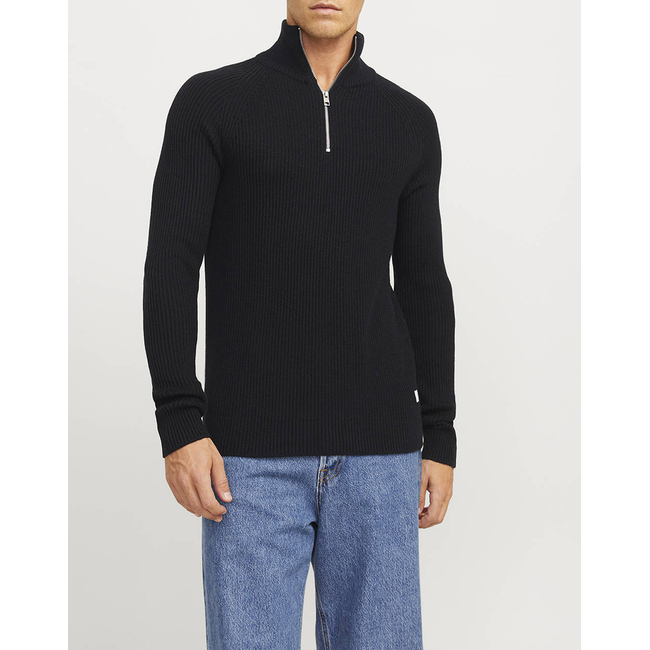 Product JACK&JONES JJPANNEL KNIT HALF ZIP AW24 base image