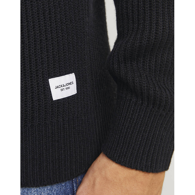 Product JACK&JONES JJPANNEL KNIT HALF ZIP AW24 base image