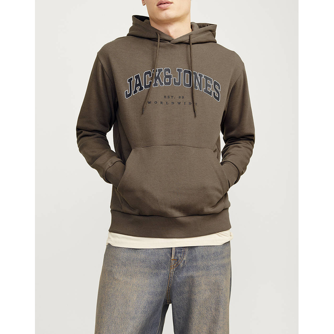 Product JACK&JONES JJECALEB VARSITY SWEAT HOOD NOOS base image