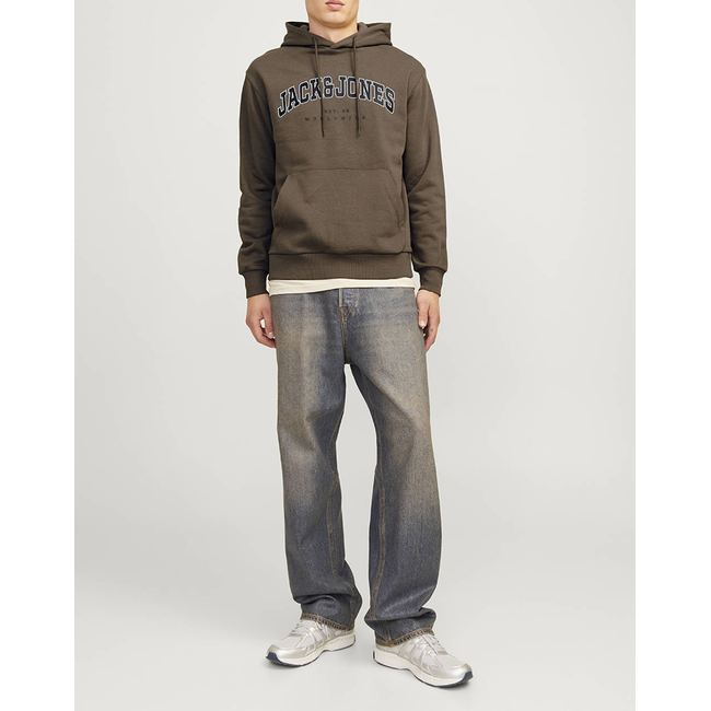 Product JACK&JONES JJECALEB VARSITY SWEAT HOOD NOOS base image