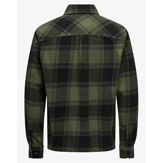 Product ONLY&SONS ONSCEDRIC LIFE CHECK OVERSHIRT NOOS base image