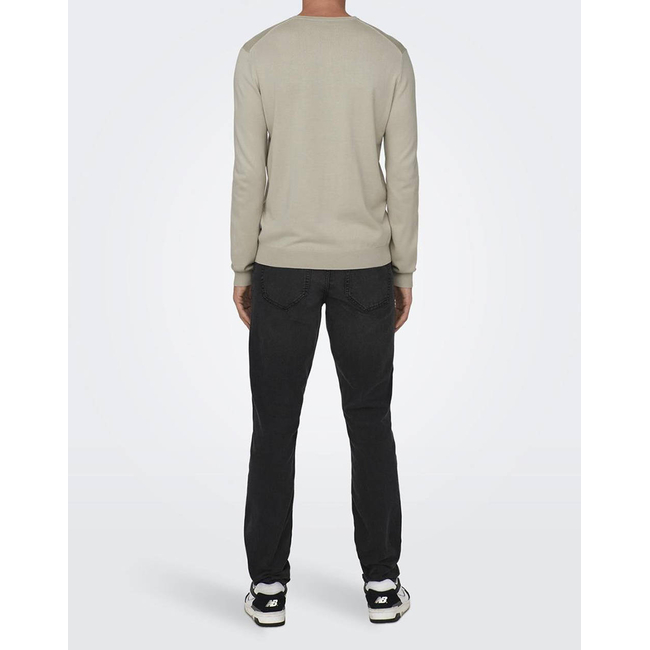 Product ONLY&SONS ONSWYLER LIFE REG 14 LS CREW KNIT NOOS base image