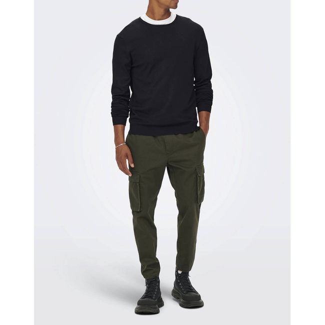 Product ONLY&SONS ONSWYLER LIFE REG 14 LS CREW KNIT NOOS base image