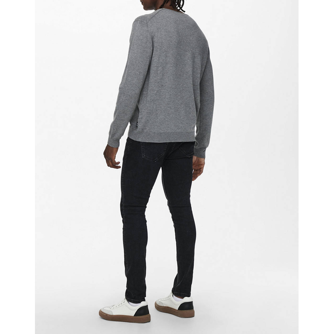 Product ONLY&SONS ONSWYLER LIFE REG 14 LS CREW KNIT NOOS base image