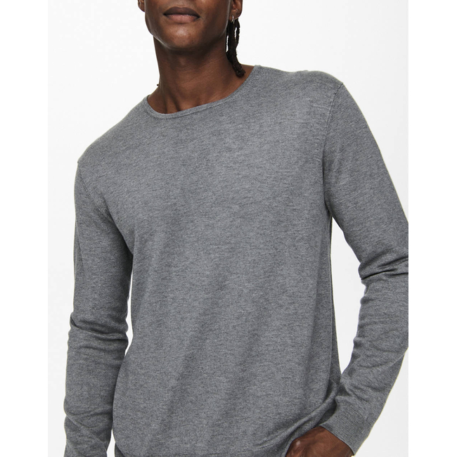 Product ONLY&SONS ONSWYLER LIFE REG 14 LS CREW KNIT NOOS base image
