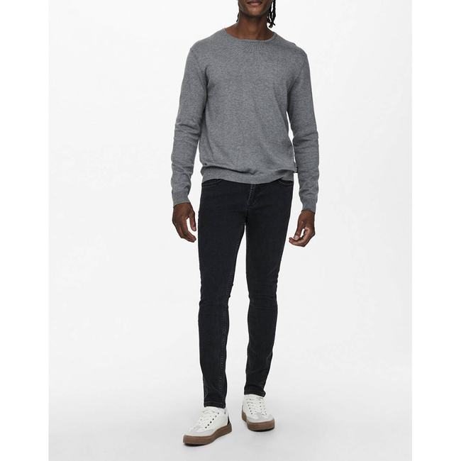 Product ONLY&SONS ONSWYLER LIFE REG 14 LS CREW KNIT NOOS base image