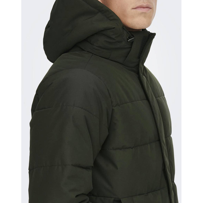 Product ONLY&SONS ONSCARL LIFE LONG QUILTED COAT OTW NOOS base image
