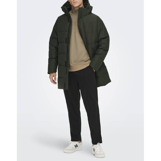 Product ONLY&SONS ONSCARL LIFE LONG QUILTED COAT OTW NOOS base image