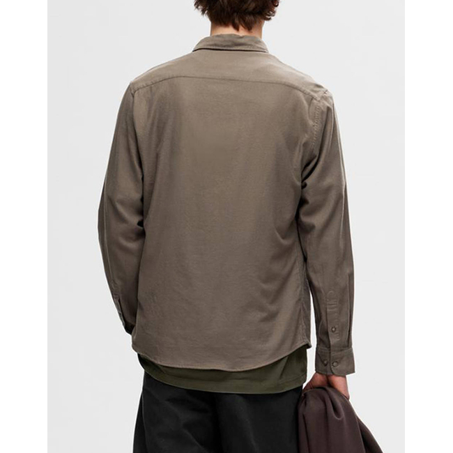 Product SELECTED SLHSLIMOWEN-BRUSHED SHIRT LS NOOS base image