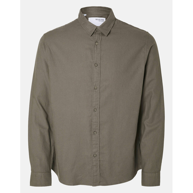 Product SELECTED SLHSLIMOWEN-BRUSHED SHIRT LS NOOS base image