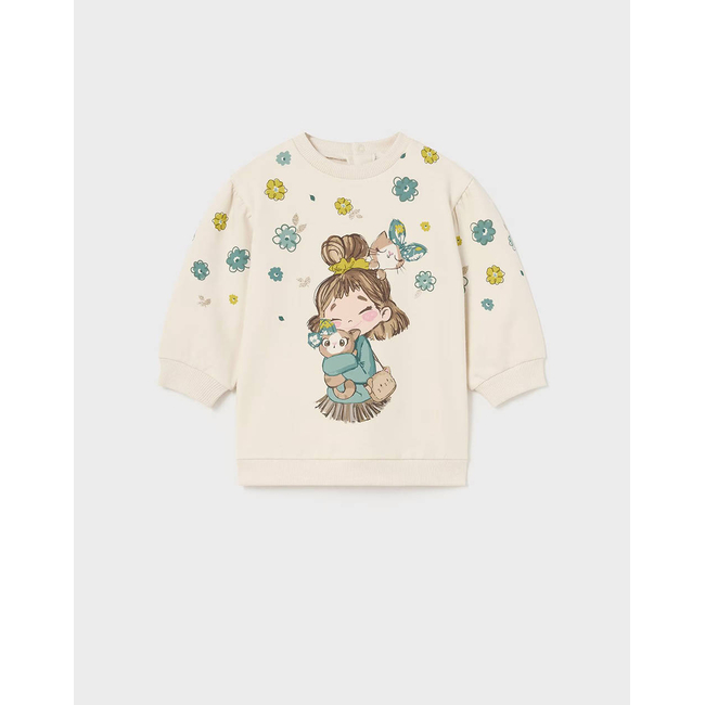 Product MAYORAL Graphic sweat dress base image