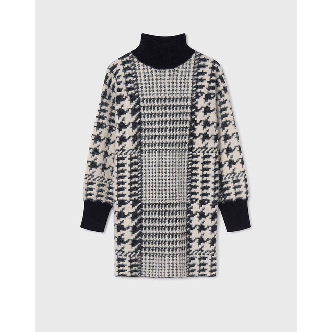 Product MAYORAL Houndstooth knitted dress base image