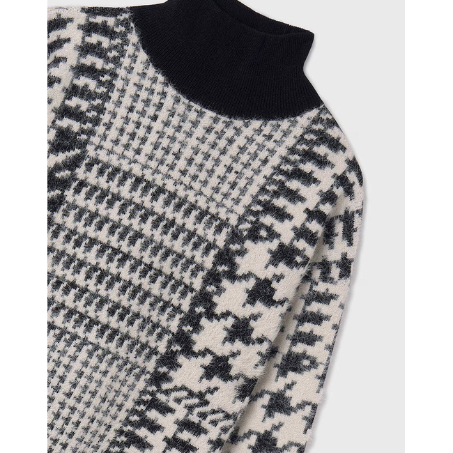 Product MAYORAL Houndstooth knitted dress base image