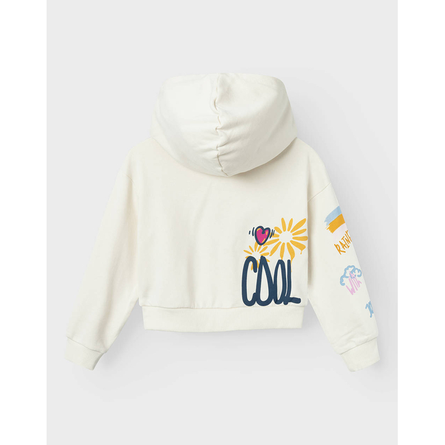 Product NAME IT NKFLIDITTE LS LOOSE SHORT SWEAT WH UNB base image