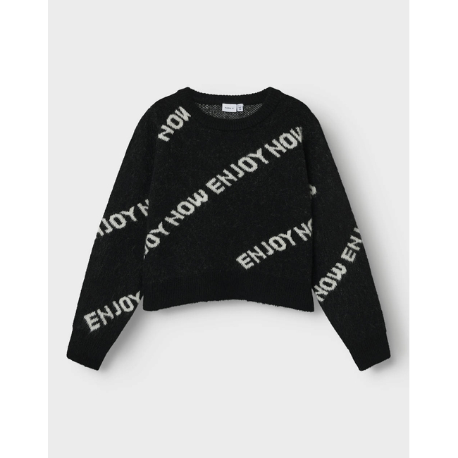 Product NAME IT NKFNIWORD LS SHORT KNIT base image