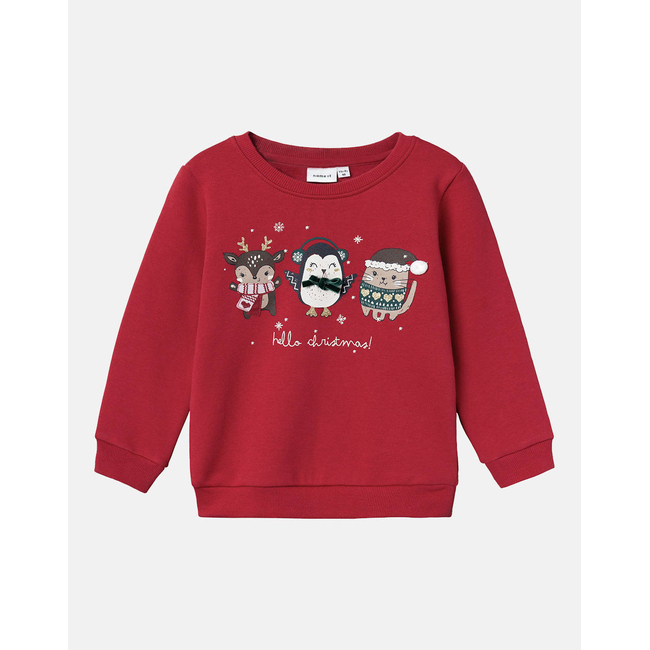 Product NAME IT NMFRTINSEL NREG SWEAT BRU BOX base image