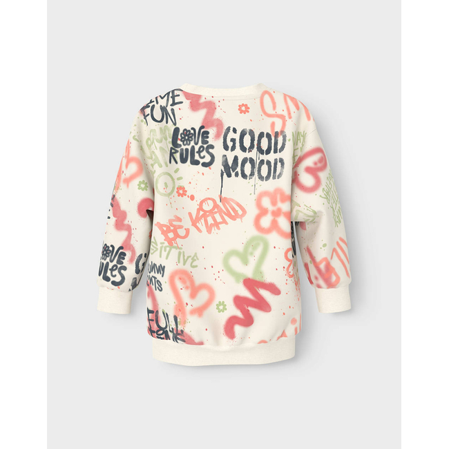 Product NAME IT NMFNOELLE RLX SWEAT TUNIC BOX BRU base image