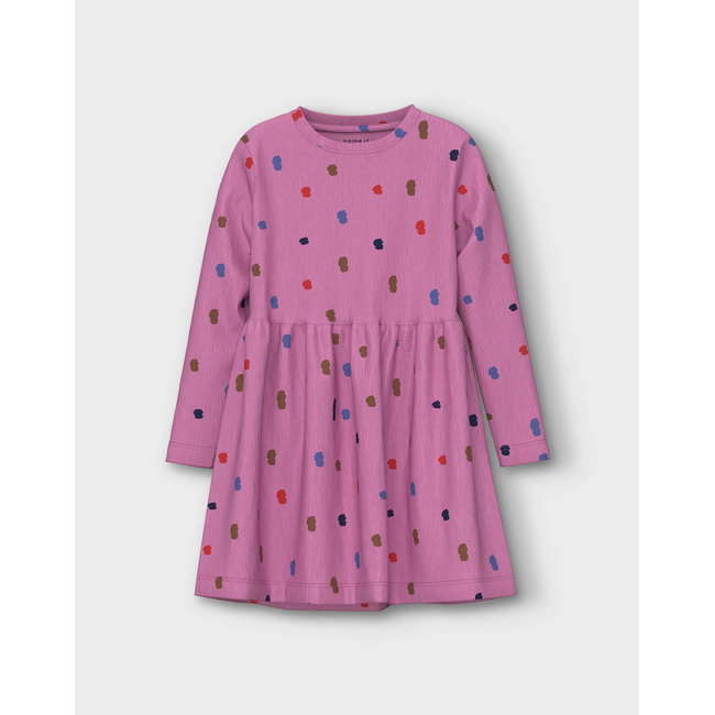 Product NAME IT NMFNYLISA LS DRESS PB base image
