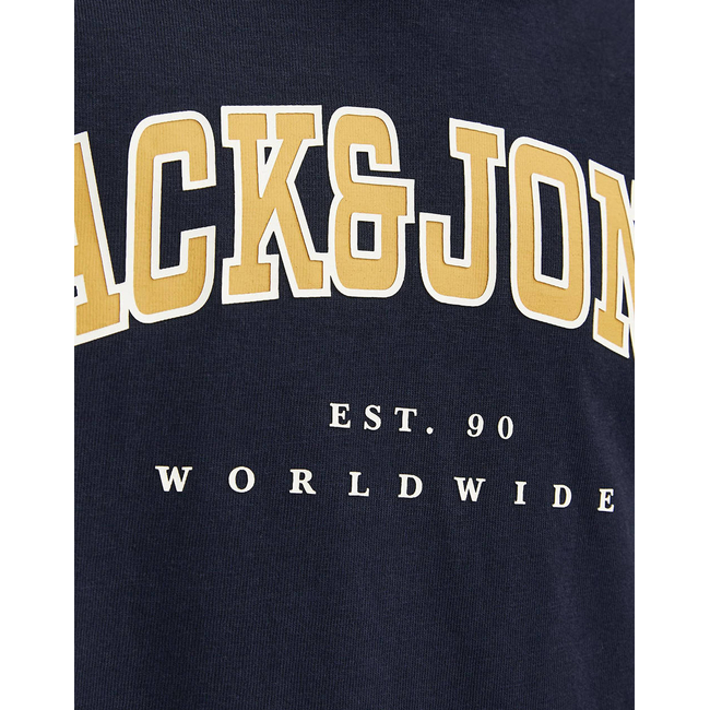 Product JACK&JONES JJECALEB VARSITY TEE LS O-NECK JNR base image