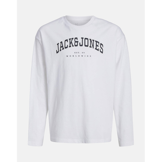 Product JACK&JONES JJECALEB VARSITY TEE LS O-NECK JNR base image