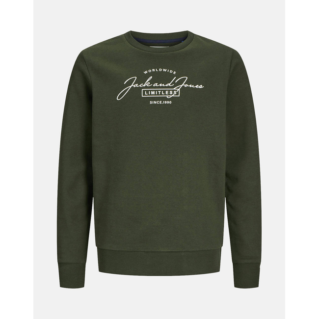 Product JACK&JACK JJFERRIS SWEAT CREW NECK JNR base image