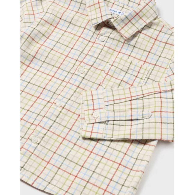 Product MAYORAL Long checkered shirt base image