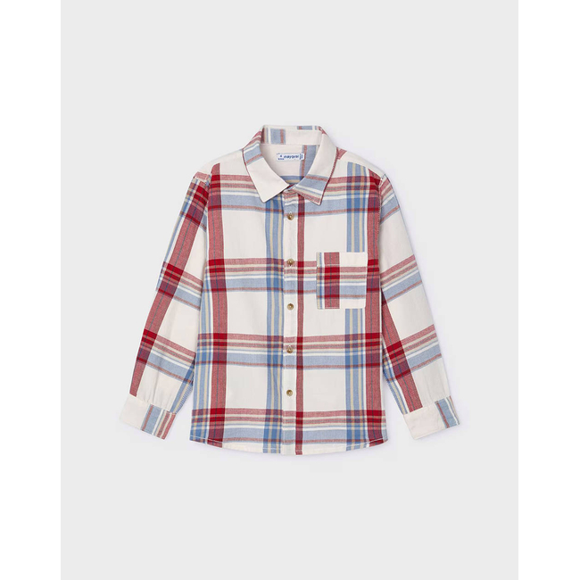 Product MAYORAL Long sleeve check shirt base image