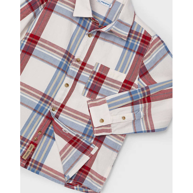 Product MAYORAL Long sleeve check shirt base image