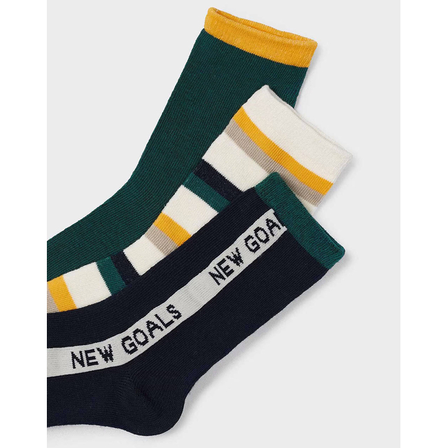 Product MAYORAL Set of 3 socks "final score" base image