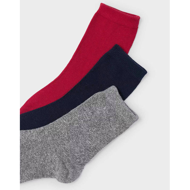 Product MAYORAL Set of 3 plain socks base image