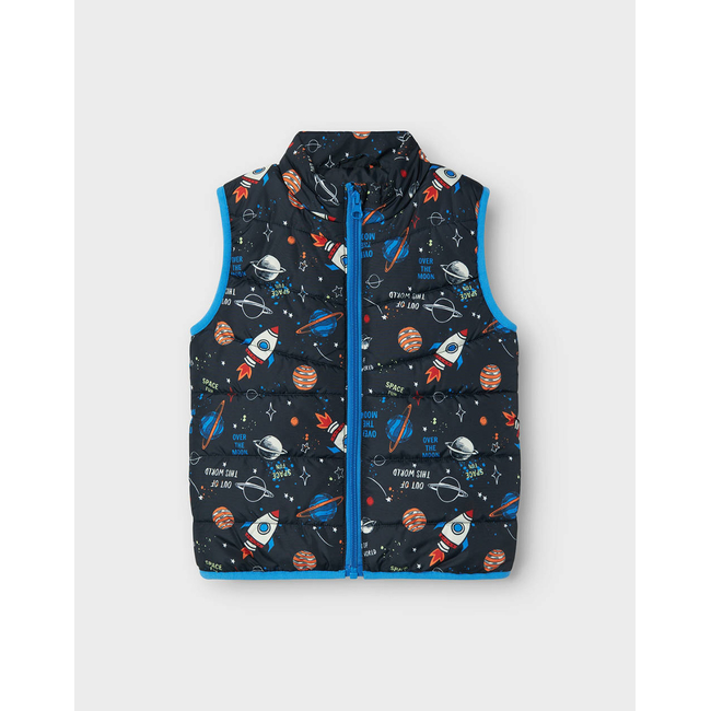 Product NAME IT NMMMYLANE VEST DARK AOP base image