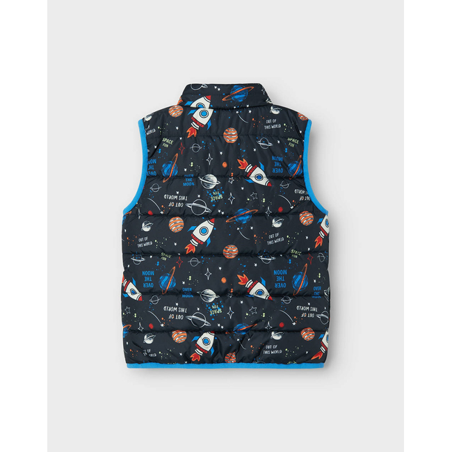 Product NAME IT NMMMYLANE VEST DARK AOP base image