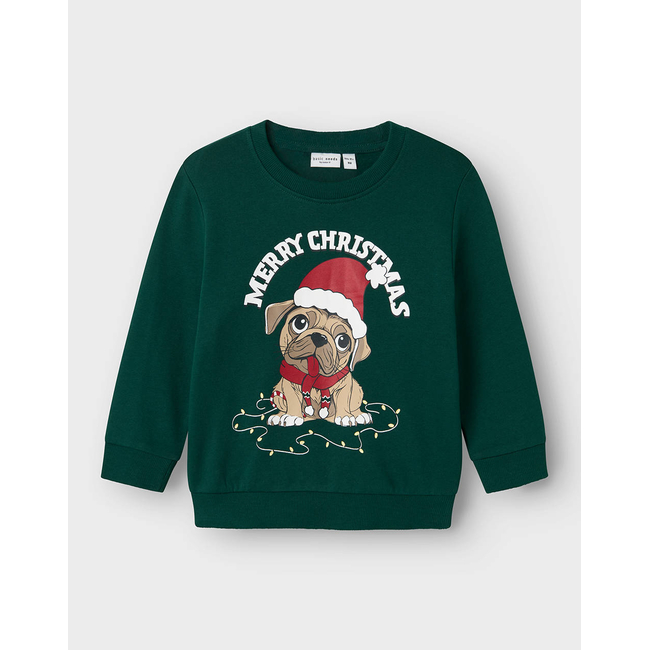Product NAME IT NMMVISMAS LS NREG SWEAT BRU base image