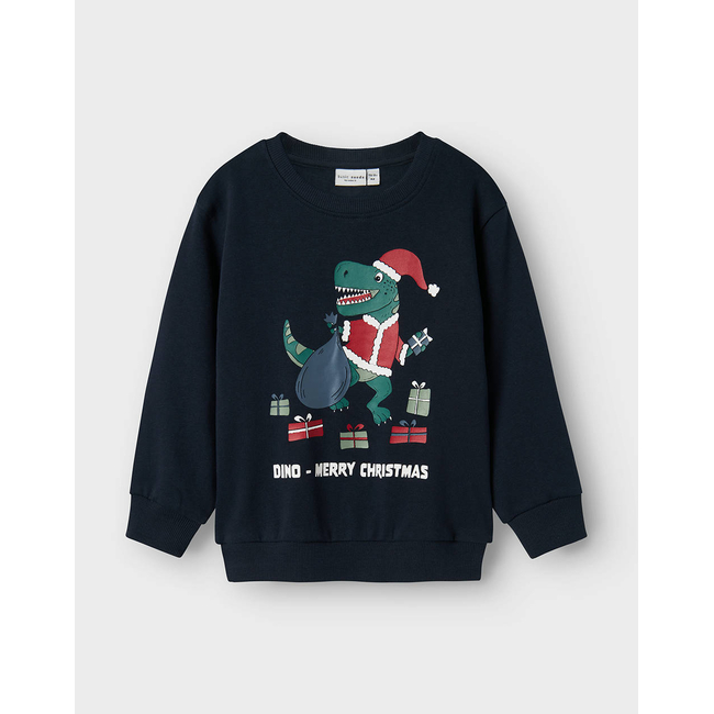 Product NAME IT NMMVISMAS LS NREG SWEAT BRU base image