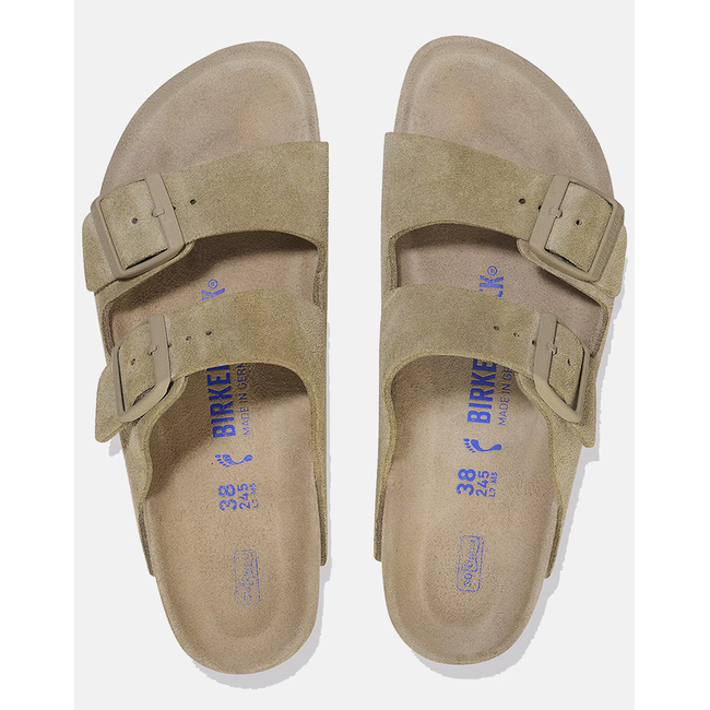 Product BIRKENSTOCK  F25 LEATHER ARIZONA SFB LEVE FADED KHAKI 35 - 46 NARROW SEASONAL ΠΑΠΟΥΤΣΙ UNISEX base image