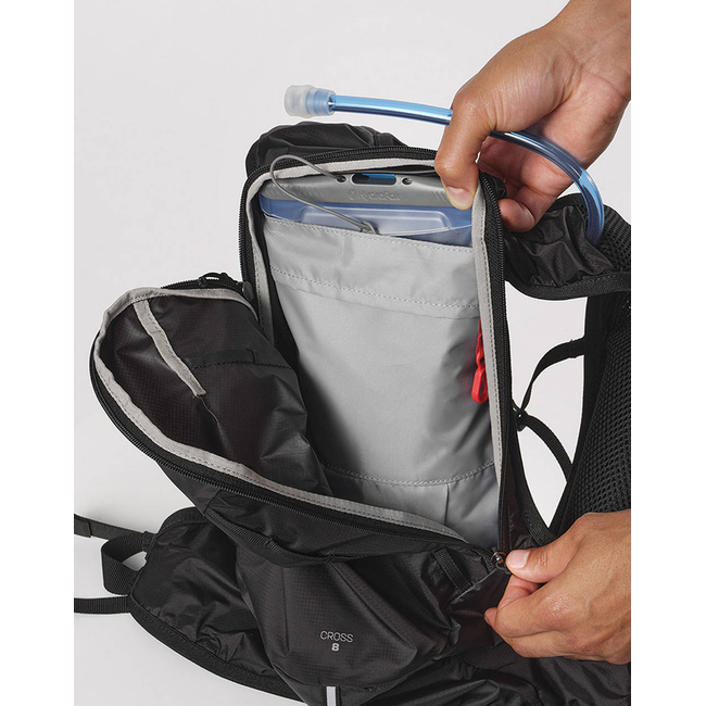 Product SALOMON BAGS & PACKS HIKE CROSS 8 BLACK ΤΣΑΝΤΑ UNISEX   (Διαστάσεις: 44 x 21 x 1 εκ) base image