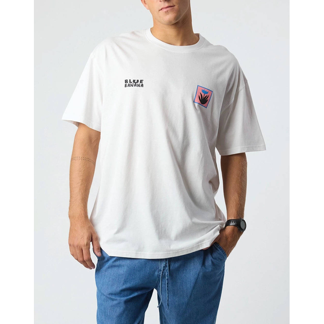 Product BLUE BANANA WHITE SWING TEE / ΚΟΝΤΟΜΑΝΙΚΟ base image