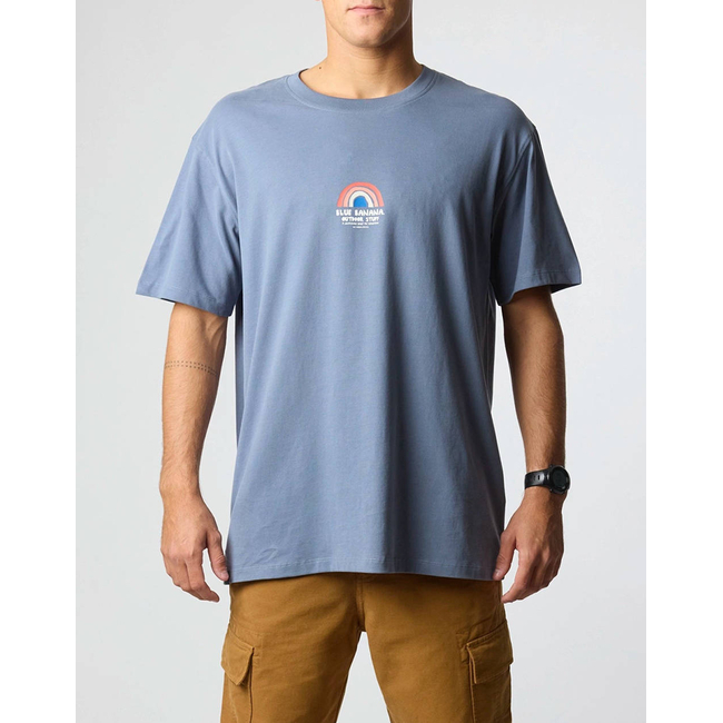 Product BLUE BANANA SKY BLUE RAINBOW TEE / ΚΟΝΤΟΜΑΝΙΚΟ base image